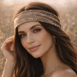NWOT Pack of 2 Colorful Patterned Headbands